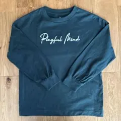 【GU】長袖Tシャツ グリーンロンT 130cmのサムネイル