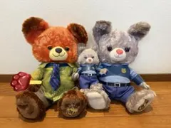 ユニベアシティ ぬいぐるみ キーホルダー ズートピア ニック ジュディ