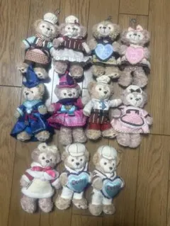 ダッフィー シェリーメイ ぬいぐるみストラップ まとめ売り 11点