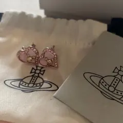 Vivienne Westwood ハート ピアス ピンクのサムネイル