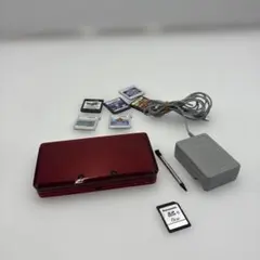 【レアカラー】ニンテンドー3DS メタリックレッド すぐ遊べるセット