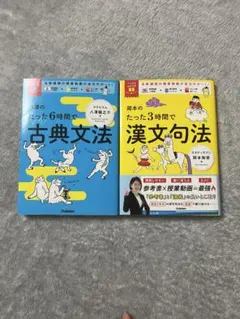 八澤のたった6時間で古典文法、岡本のたった3時間で漢文句法