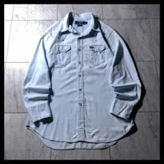 00s POLO SPORT ラルフローレン ウエスタン デニムシャツ L