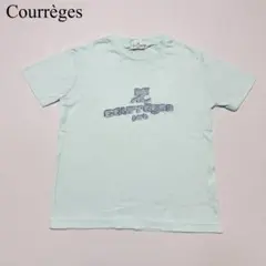 Courrèges クレージュ 半袖Tシャツ ロゴプリント 綿100% Mのサムネイル