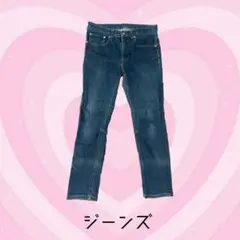 レディース　スキニーデニム ジーンズ インディゴブルー 28