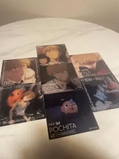 『チェンソーマン　スクエアクリアカード デンジ　ポチタ　7枚セット』