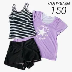 新品タグ付き　150 CONVERSE セパレート水着 3点セット　タンキニ