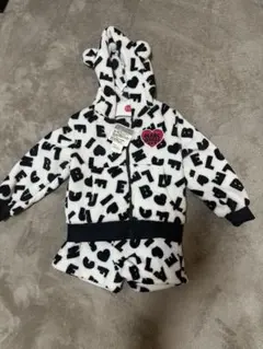 フリース アルファベット柄 ジャケット 110cm