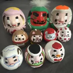 伏見　泥めんこ　泥面子土人形　20個セット 伏見 泥めんこ 泥面子土人形 20個セット - メルカリ