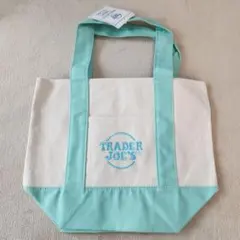 TRADER JOE'S イースターカラーミニトートバッグ　グリーン