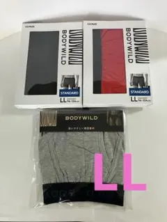 【BODYWILD】ボクサーパンツ ブリーフ LLサイズ 3点セット
