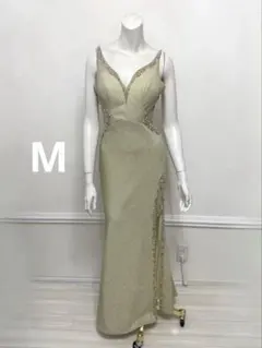 IRMAドレス・ロングイエローラメドレス