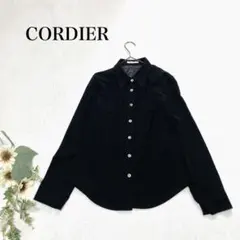 CORDIER　ドレープ　長袖シャツ　ジャケット　ブラック　40　Ｍ～Ｌのサムネイル