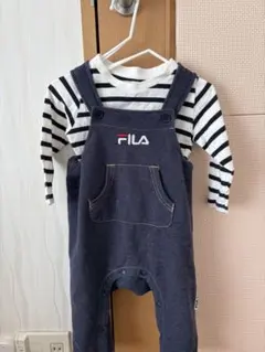 FILA ストライプロンパース 80-90