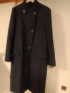 ZARA ブラック ロングコート ダブルボタン