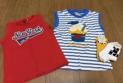 子供服 ノースリーブ 2枚セット 靴下付き