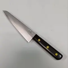 青鋼 割り込み 切付 骨スキ 捌き ペティ 15cm 木製柄のサムネイル