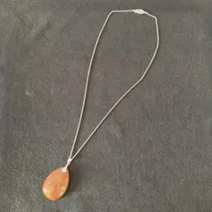 ヴィンテージ ネックレス 珊瑚 サンゴ CORAL コーラル シルバーチェーン