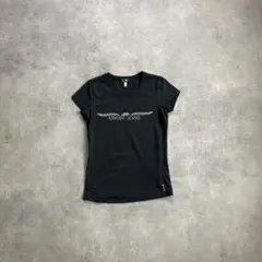 00s y2k armani jeans ラメ ラインストーン ピチT Tシャツのサムネイル
