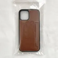 iPhone12 スマホケース レザー 背面収納 耐衝撃 革 YH