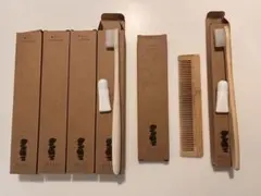 ホテルアメニティ:歯ブラシ&竹製コームセット