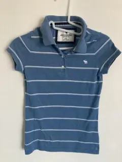 abercrombie ストライプポロシャツ
