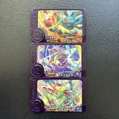 ポケモンフレンダ　BT1弾スーパートレジャー　ルカリオ、ルナアーラ、カミツオロチ