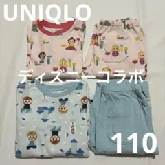 UNIQLO パジャマ　ディズニーコラボ　2セット　プリンセス　アナ雪
