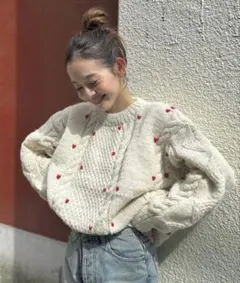 新品未使用　SeaRoomlynn NPL HM Petit Heartニット