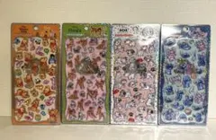 プチドロップステッカー ディズニー シール 4点セット