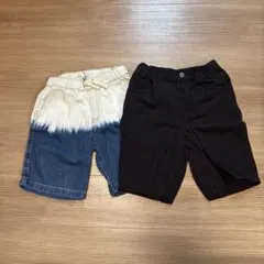 ZARA H&Mデニムハーフパンツ 128サイズ