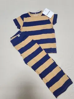 MiniRodini BLOCK STRIPE Tシャツ パンツ セットのサムネイル