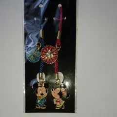 ミッキー ミニーペアストラップ