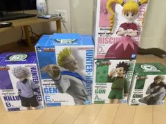 HUNTER × HUNTER一番くじフィギュア5体セット ゴン キルア ビスケ