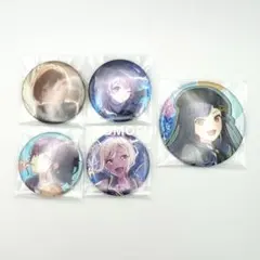 プロセカ　缶バッジ　朝比奈まふゆ　MEIKO　桃井愛莉　白石杏　天馬咲希　5点