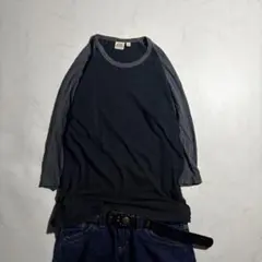 '11 OLD UNIQLO ラグラン 七分袖 カットソー y2k シティボーイのサムネイル