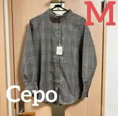 【新品未使用】Cepo チェック柄 長袖シャツ M タグ付き
