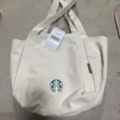 Starbucks アイボリー トートバッグ