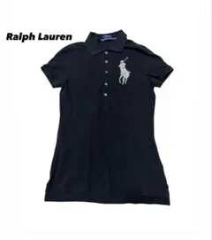 ラルフローレン ビーズロゴポロシャツ THE SKiNNY POLO 古着y2k