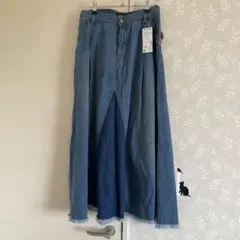 お値下げ⭐️デニムマキシスカート アシンメトリー