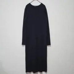 【apart by lowrys】（F）マキシ丈ニットワンピース/Iライン/上品