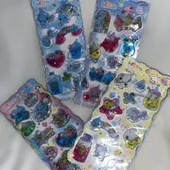 24時間以内発送 しずくちゃん　ウォーターシール　４枚セット　みるみる　うるおい