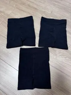 黒スパッツ 140-160cm 3枚セット