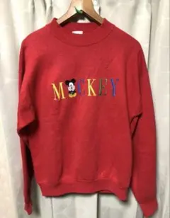 80’s 古着　MICKEY&CO ディズニー　ミッキー　スウェット　トレーナー
