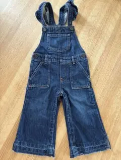 新品未使用　baby GAP ギャップ　キッズ　オーバーオール　フリル　デニム