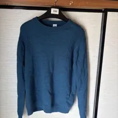 TAKEO KIKUCHI ニット セーター ブルー サイズ3のサムネイル