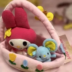 マイメロディ❤️2000年製　ハナカゴ　ぬいぐるみ激レア　サンリオ正規品