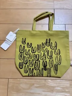 ミナペルホネン トートバッグ 小 palmier フロッキープリント - メルカリ
