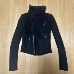 最終値下げ 希少美品 Rick Owens ムートン ライダースジャケット 46