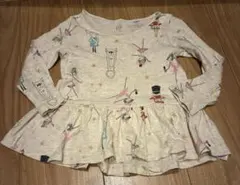 gap ペプラム長袖Tシャツ95cm